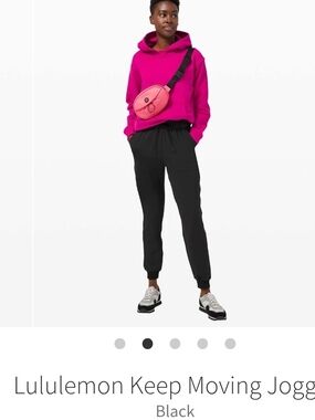 lululemon athletica Black Jogger Track Pants